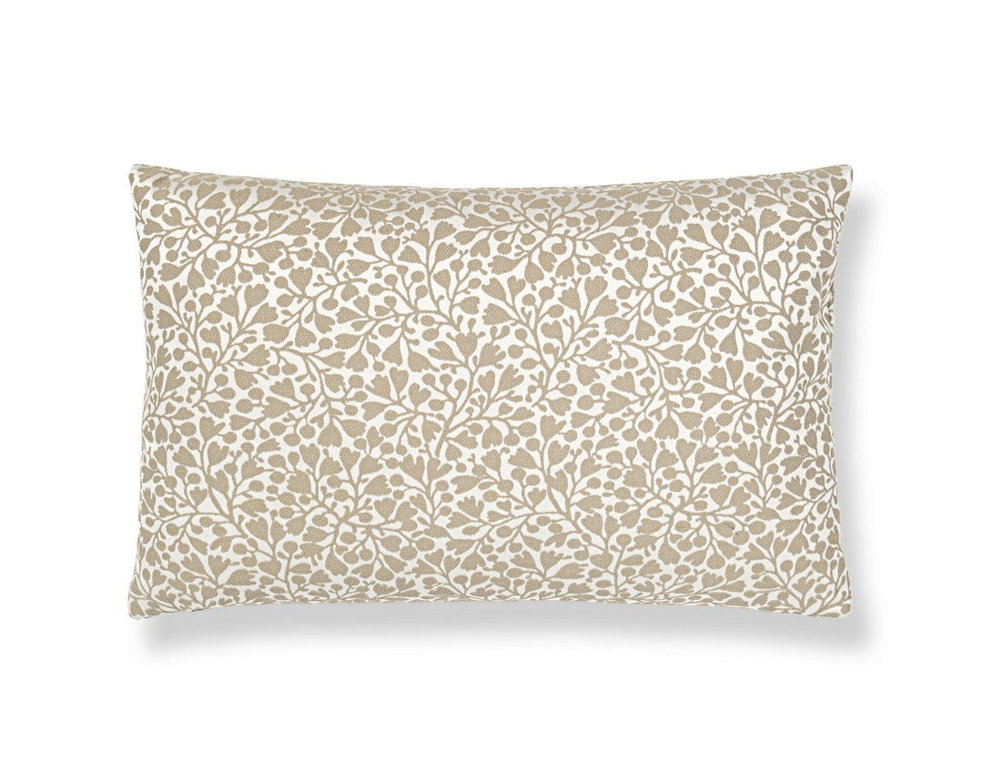 Elodie Weave Pillow 14 X 22 - Flax GWLBDK272280001 by Scalamandre Designer Pillow