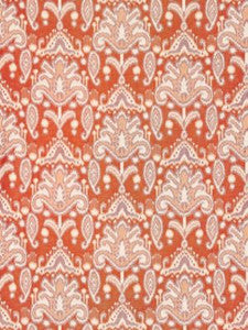 Scalamandre Fabric Kandira Ikat Papaya