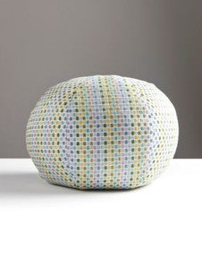 Scalamandre Pillows Odette Weave Pillow 12 Dia - Parakeet
