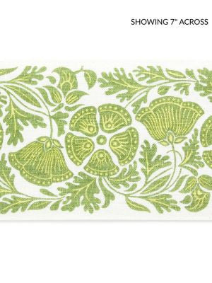 <p>Gretel Printed Tape Leaves Of Grass GWT33300002 by Scalamandre Trim</p><p><strong>Required Minimum Quantity Purchase: Fabrics by the yard 1 YARD MINIMUM </p><p>Book: FOLKLORE</p><p>Content: 100% LINEN</p><p>Origin: INDIA</p><p>Performance: MEDIUM DUTY</p><p>Repeat: Horizontal: 8.75" and Vertical: </p><p>Width: 5.13</p>
