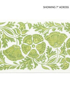 Scalamandre Trim Gretel Printed Tape Leaves Of Grass