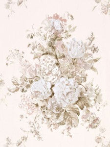 Scalamandre Fabric Sybilla Bouquet Rose Quartz