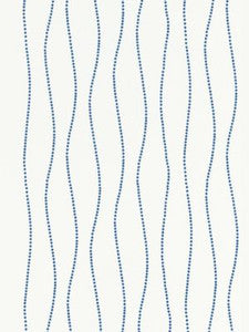 Scalamandre Fabric Eyelet Wave Marine