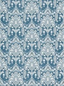 Scalamandre Fabric Kandira Ikat Marine