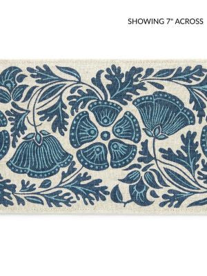<p>Gretel Printed Tape Bluebird GWT33300004 by Scalamandre Trim</p><p><strong>Required Minimum Quantity Purchase: Fabrics by the yard 1 YARD MINIMUM </p><p>Book: FOLKLORE</p><p>Content: 100% LINEN</p><p>Origin: INDIA</p><p>Performance: MEDIUM DUTY</p><p>Repeat: Horizontal: 8.75" and Vertical: </p><p>Width: 5.13</p>
