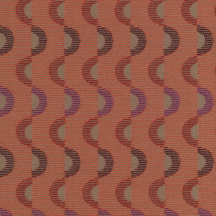 Gyre 441 Coral Reef by Seaqual Designer Fabric Gyre 78% Polyester,22% Seaqual Polyester 102,000 Double Rubs (Wyzenbeek) </p><p>Repeat: Horizontal: 1.875 in. (4.763 cm) across the roll and Vertical: 6.675 in. (16.955 cm) up the roll 55 in. (140 cm) - Swanky Fabrics -