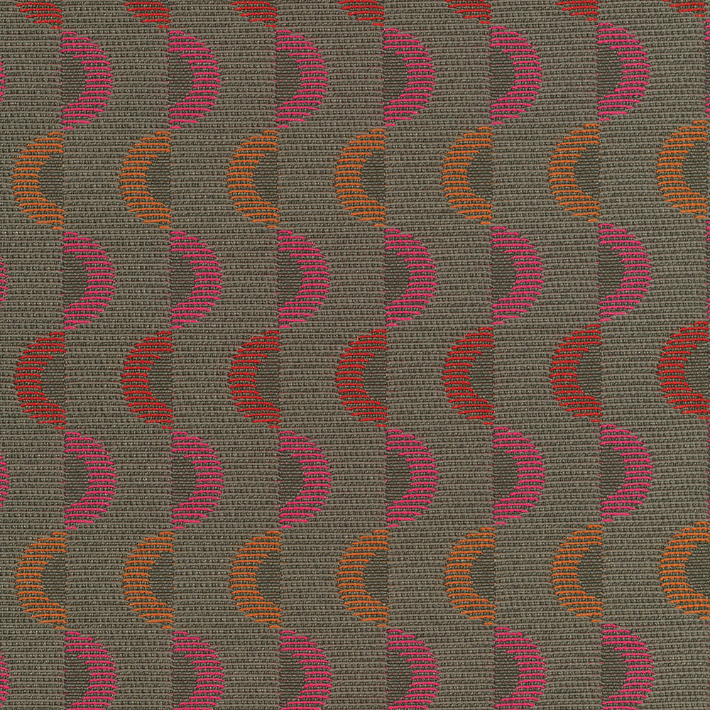 Gyre 614 Rosewood by Seaqual Fabric Gyre 78% Polyester,22% Seaqual Polyester 102,000 Double Rubs (Wyzenbeek) </p><p>Repeat: Horizontal: 1.875 in. (4.763 cm) across the roll and Vertical: 6.675 in. (16.955 cm) up the roll 55 in. (140 cm) - Fabric Carolina -