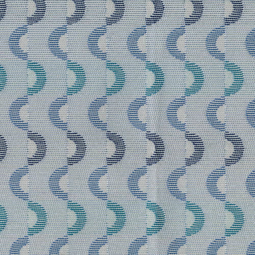 Gyre 724 Aquarium by Seaqual Fabric Gyre 78% Polyester,22% Seaqual Polyester 102,000 Double Rubs (Wyzenbeek) </p><p>Repeat: Horizontal: 1.875 in. (4.763 cm) across the roll and Vertical: 6.675 in. (16.955 cm) up the roll 55 in. (140 cm) - Fabric Carolina -