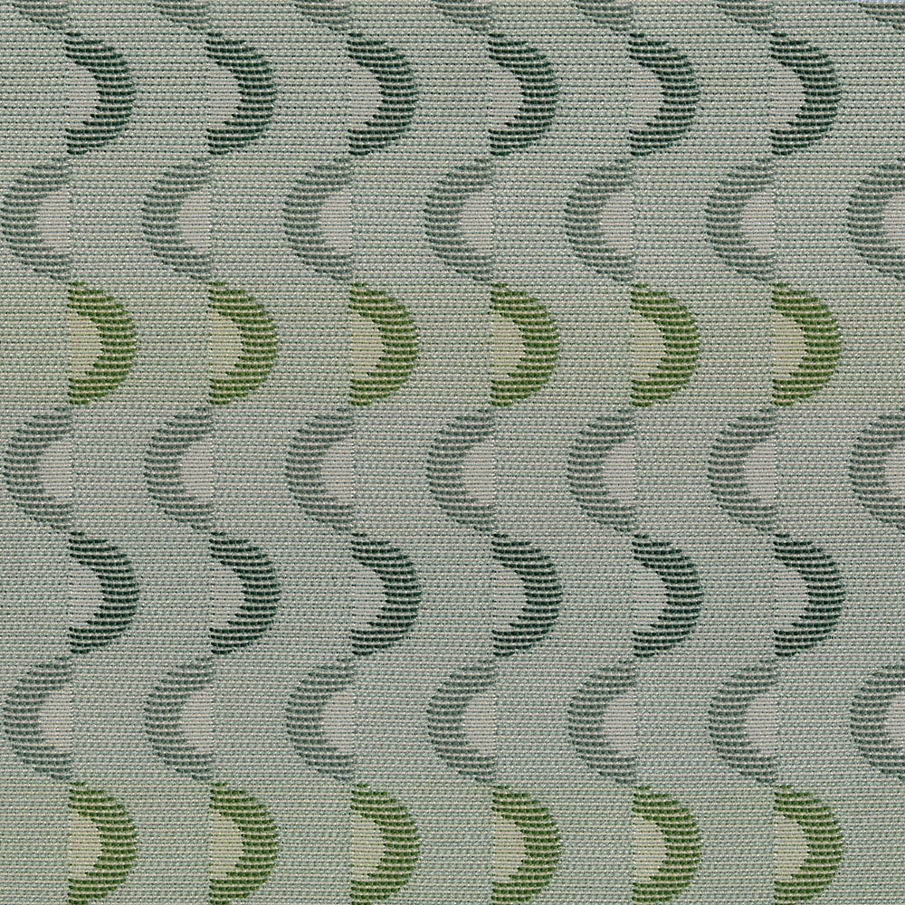 Gyre 922 Pesto by Seaqual Designer Fabric Gyre 78% Polyester,22% Seaqual Polyester 102,000 Double Rubs (Wyzenbeek) </p><p>Repeat: Horizontal: 1.875 in. (4.763 cm) across the roll and Vertical: 6.675 in. (16.955 cm) up the roll 55 in. (140 cm) - Swanky Fabrics -