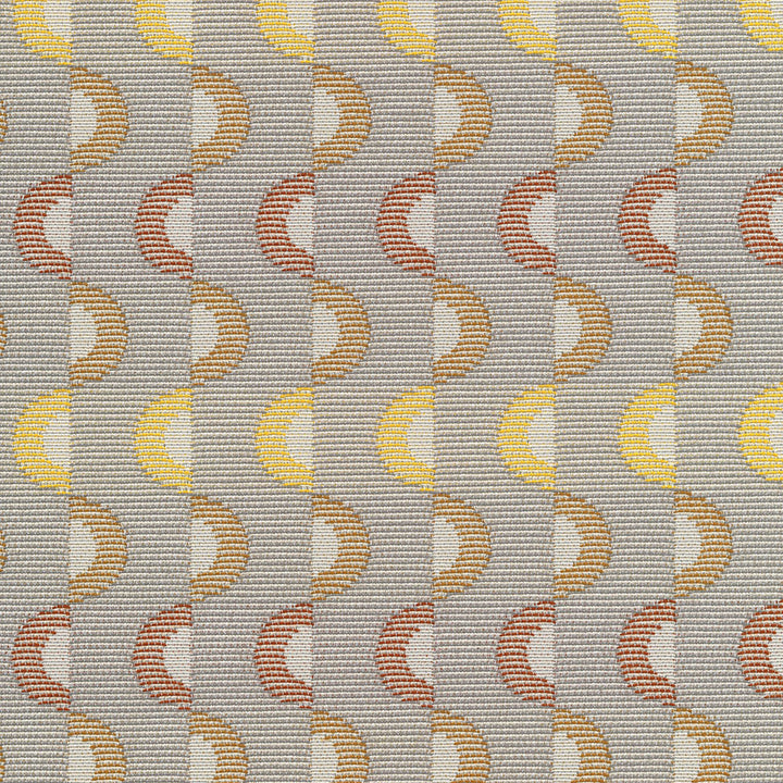Gyre 945 Sunrise by Seaqual Fabric Gyre 78% Polyester,22% Seaqual Polyester 102,000 Double Rubs (Wyzenbeek) </p><p>Repeat: Horizontal: 1.875 in. (4.763 cm) across the roll and Vertical: 6.675 in. (16.955 cm) up the roll 55 in. (140 cm) - Fabric Carolina -