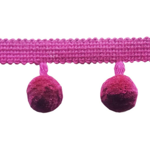 Garden - Fuschia by Europatex Fabric Veranda Collection 100% Acrylic China See Sample Horizontal: N/A and Vertical: N/A 1.50 inches  - Fabric Carolina -