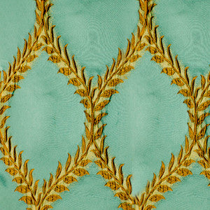 Garnet A Teal by Europatex Fabric