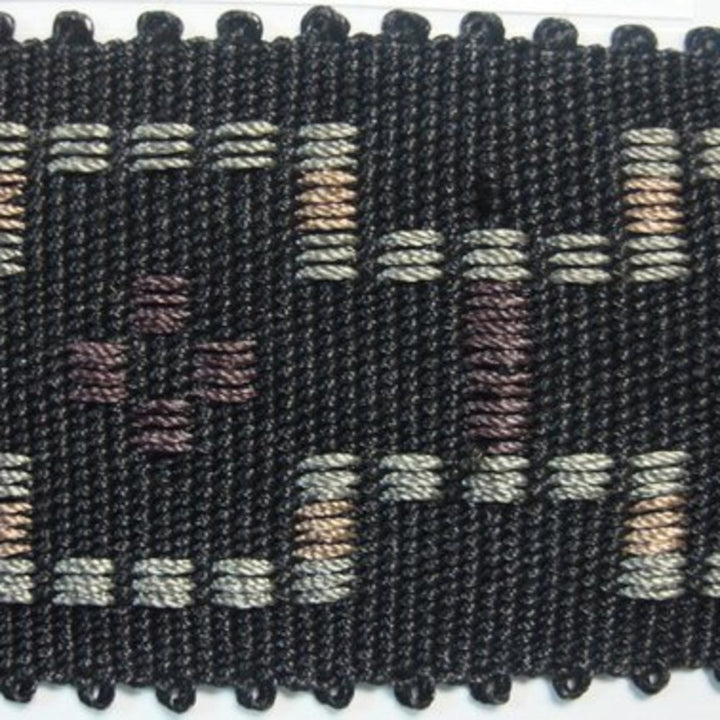 Gates Charcoal by Europatex Fabric Vinyard 100% Polyester 1.50 inches - Fabric Carolina -