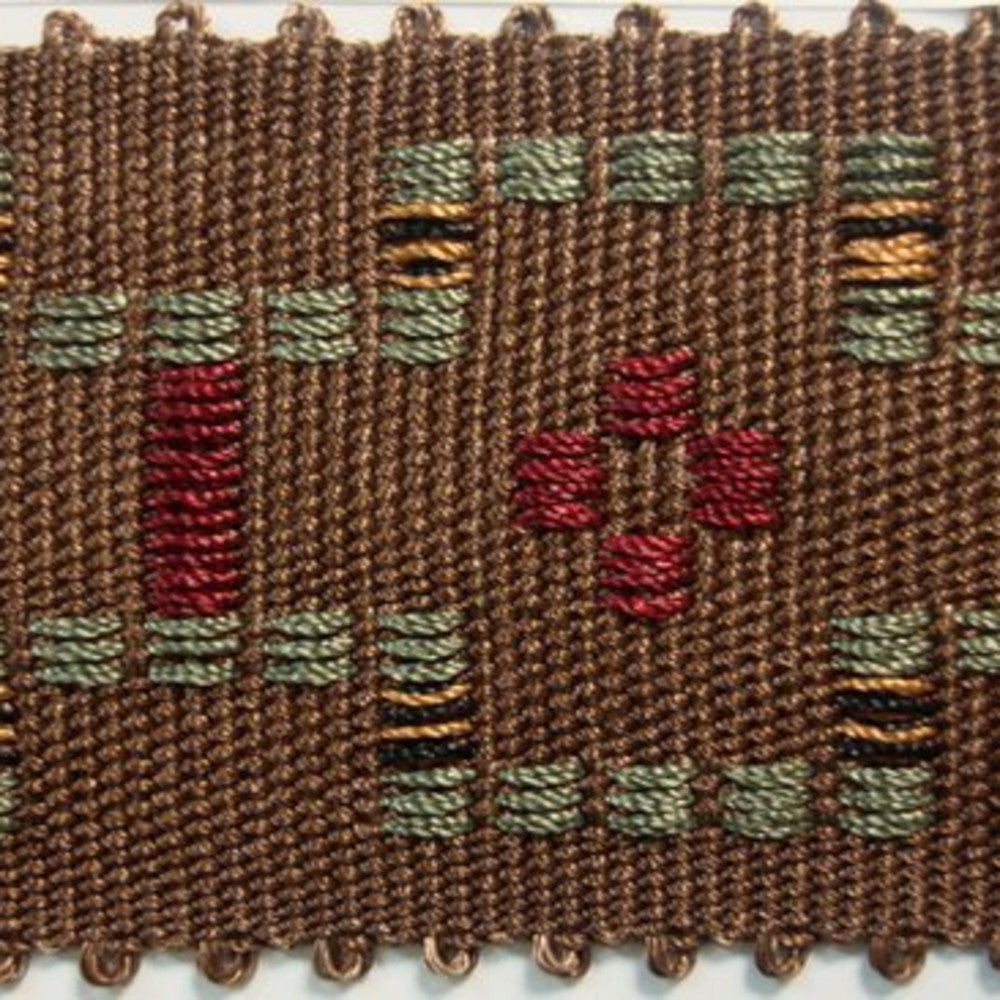 Gates Cinnamon by Europatex Fabric Vinyard 100% Polyester 1.50 inches - Fabric Carolina -