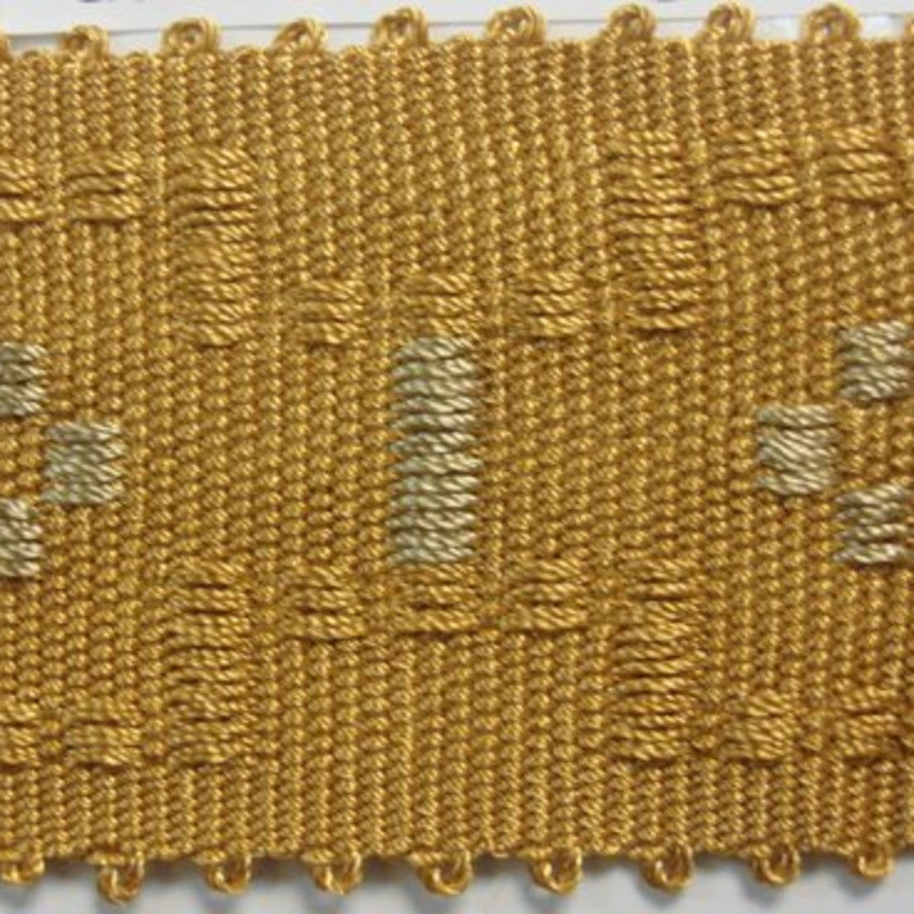 Gates Cognac by Europatex Fabric Vinyard 100% Polyester 1.50 inches - Fabric Carolina -
