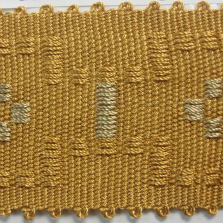 Gates Cognac by Europatex Fabric Vinyard 100% Polyester 1.50 inches - Fabric Carolina -