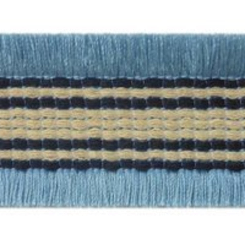 Gombra Blue by Europatex Fabric Carnivale 100% Polyester 1.50 inches - Fabric Carolina -