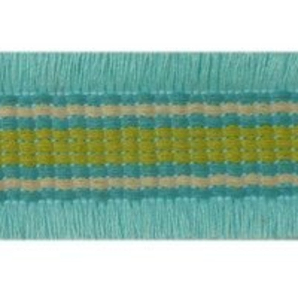 Gombra Teal by Europatex Fabric Carnivale 100% Polyester 1.50 inches - Fabric Carolina -