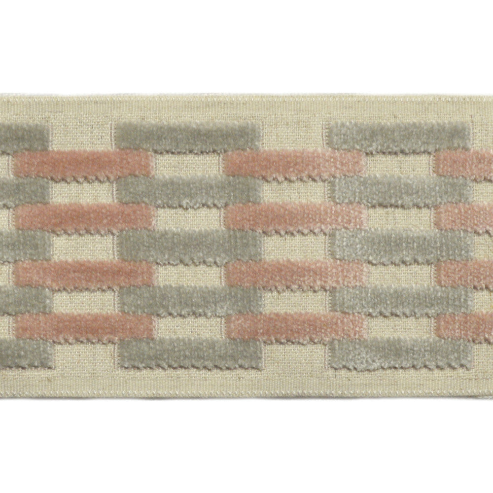 Gothenburg Blush by Europatex Designer Fabric Gothenburg 57% Rayon, 32% Polyester, 11% Linen 3.50 inches - Swanky Fabrics -