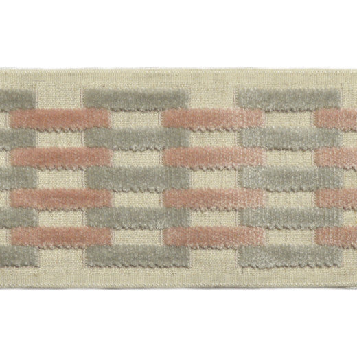 Gothenburg - Blush by Europatex Designer Fabric Gothenburg 57% Rayon / 32% Polyester / 11% Linen China See Sample Horizontal: N/A and Vertical: N/A 3.50 inches  - Swanky Fabrics -
