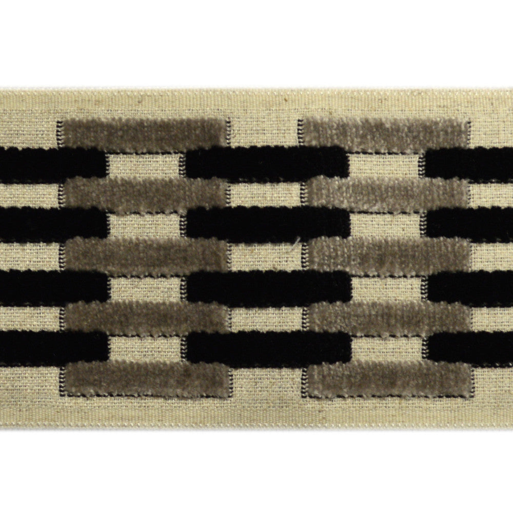 Gothenburg Charcoal by Europatex Fabric Gothenburg 57% Rayon, 32% Polyester, 11% Linen 3.50 inches - Fabric Carolina -