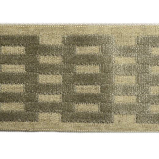 Gothenburg - Stone by Europatex Designer Fabric Gothenburg 57% Rayon / 32% Polyester / 11% Linen China See Sample Horizontal: N/A and Vertical: N/A 3.50 inches  - Swanky Fabrics -