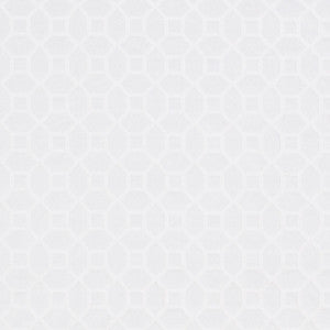Gramercy Square White by Europatex Fabric