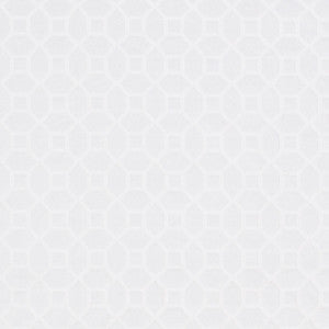 Gramercy Square White by Europatex Fabric