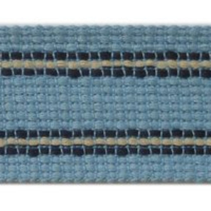 Grassi Blue by Europatex Designer Fabric Carnivale 100% Polyester 1.50 inches - Swanky Fabrics -