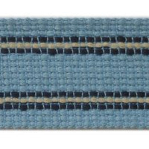 Grassi-Blue by Europatex Designer Fabric Carnivale 100% Polyester China See Sample Horizontal: N/A and Vertical: N/A 1.75 inches  - Swanky Fabrics -