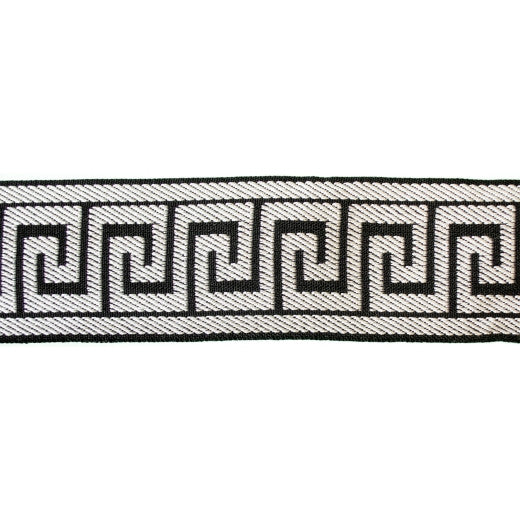 Greek Key - Kasper by Europatex Fabric Tapes Decor 100% Polyester China See Sample Horizontal: N/A and Vertical: N/A 2.50 inches  - Fabric Carolina -