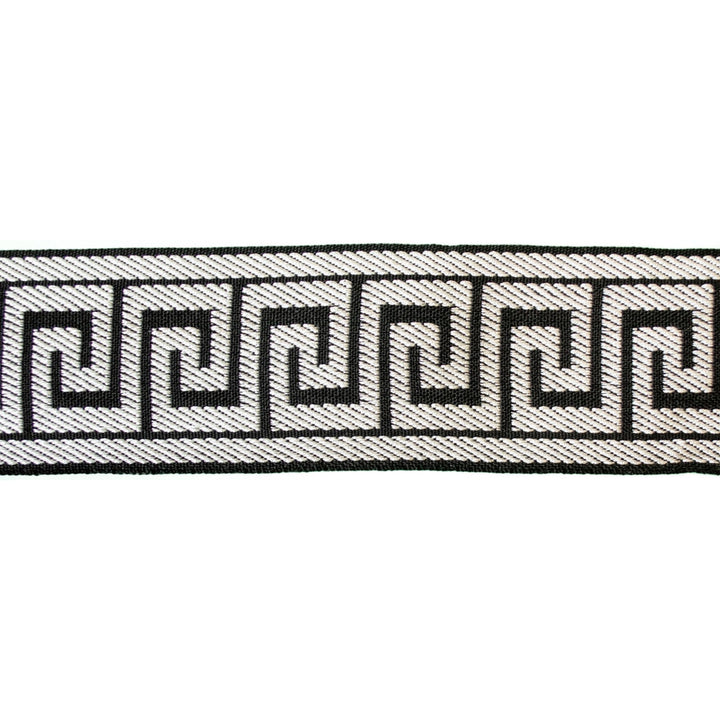 Greek Key Kasper by Europatex Fabric Tapes Decor 100% Polyester 1.40 inches - Fabric Carolina -