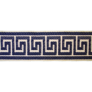 Greek Key Marine by Europatex Fabric