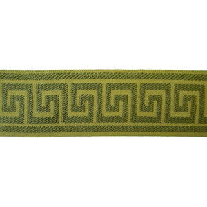 Greek Key Pear by Europatex Fabric