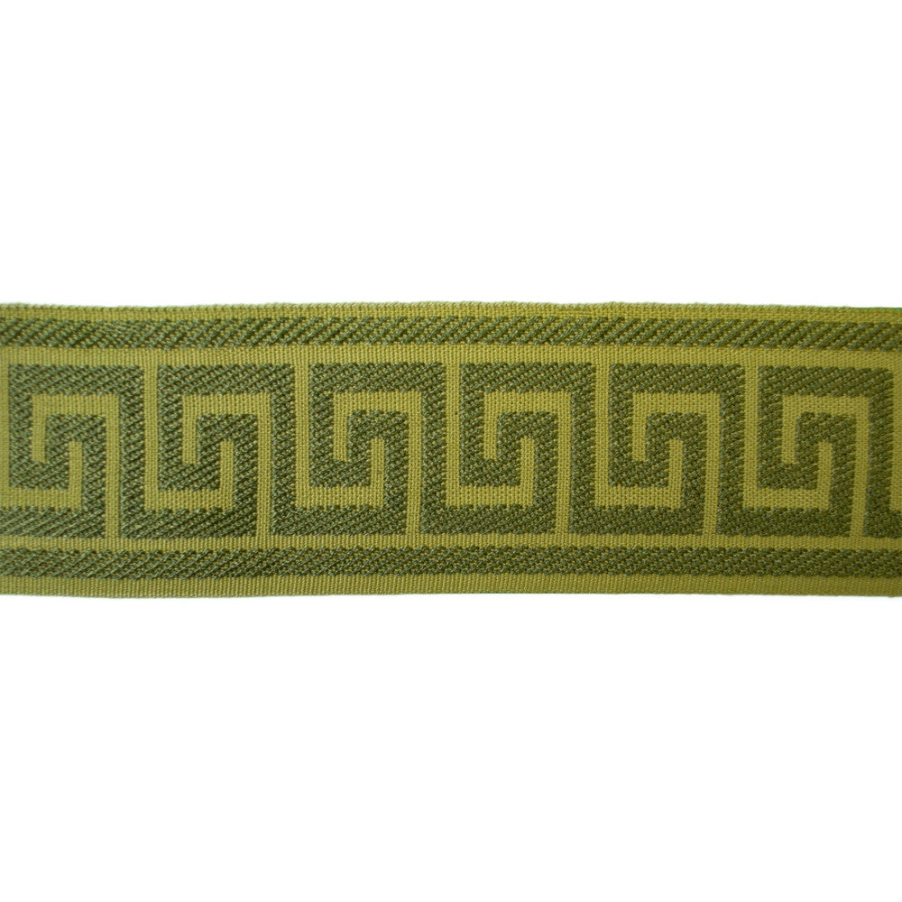 Greek Key Pear by Europatex Fabric Tapes Decor 100% Polyester 1.40 inches - Fabric Carolina -