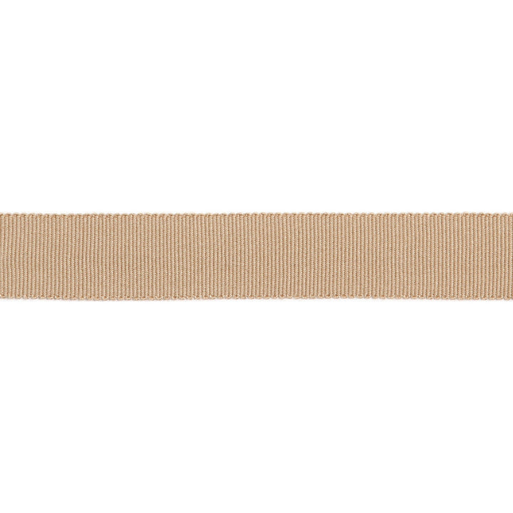 Versailles 7/8" Grosgrain Ribbon Tape Biscotti by Europatex Fabric Versailles 100% Rayon 0.88 inches - Fabric Carolina -