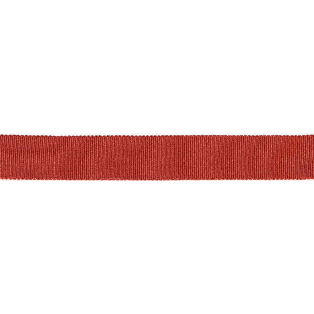 Versailles 7/8" Grosgrain Ribbon Tape Brique by Europatex Fabric Versailles 100% Rayon 0.88 inches - Fabric Carolina -