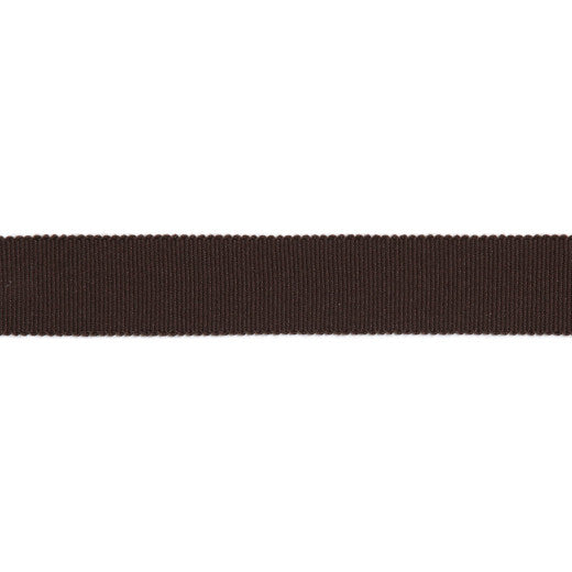 Versailles 7/8" Grosgrain Ribbon - Chocolate by Europatex Fabric Versailles 100% Rayon China See Sample Horizontal: N/A and Vertical: N/A 0.88 inches  - Fabric Carolina -