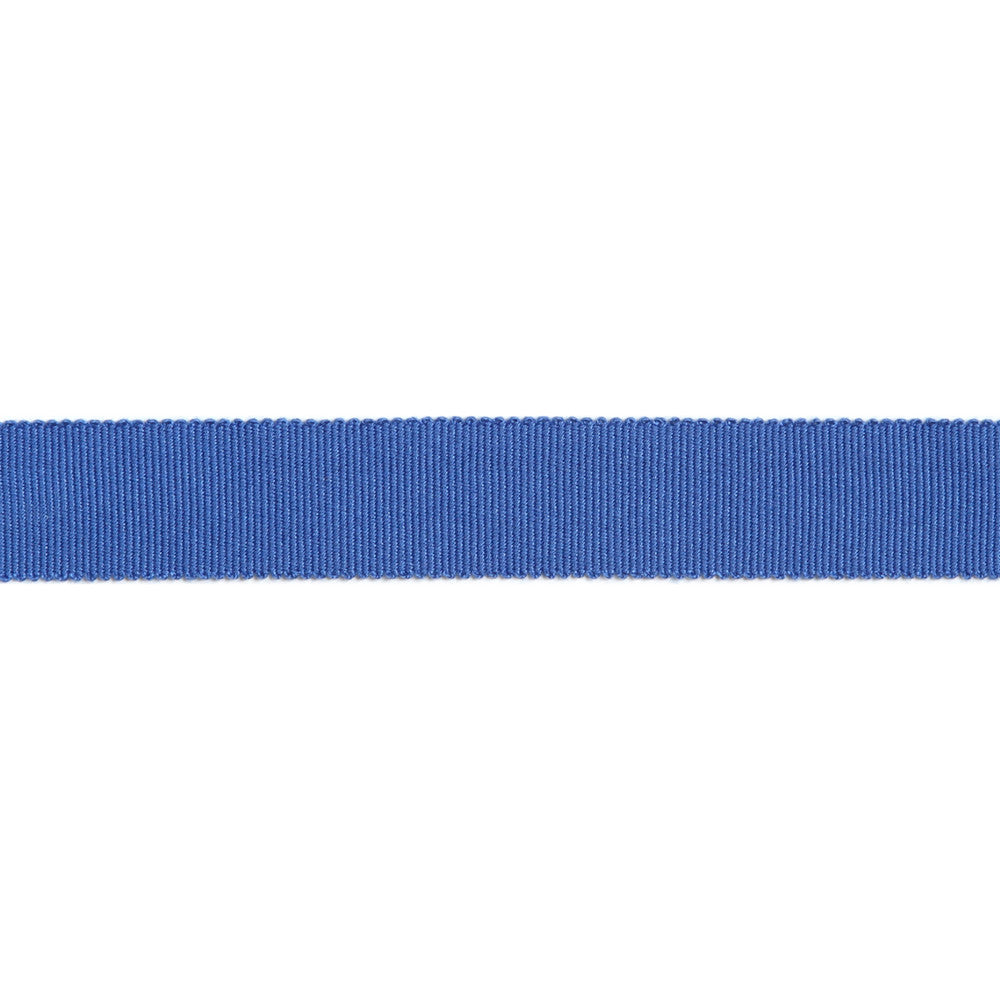 Versailles 7/8" Grosgrain Ribbon Tape Cobalt by Europatex Fabric Versailles 100% Rayon 0.88 inches - Fabric Carolina -