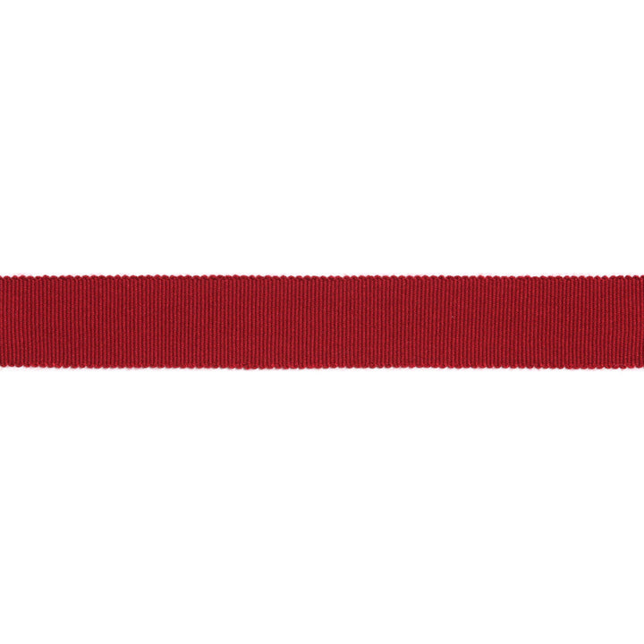 Versailles 7/8" Grosgrain Ribbon Tape Dark Cherry by Europatex Designer Fabric Versailles 100% Rayon 0.88 inches - Swanky Fabrics -
