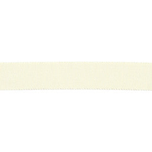 Versailles 7/8" Grosgrain Ribbon Flaxen by Europatex Fabric