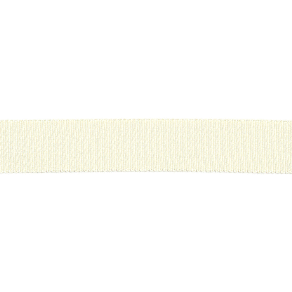 Versailles 7/8" Grosgrain Ribbon Tape Flaxen by Europatex Fabric Versailles 100% Rayon 0.88 inches - Fabric Carolina -