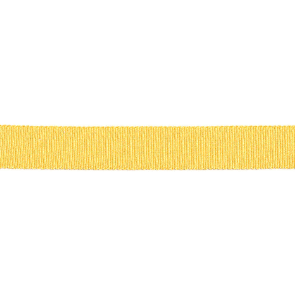 Versailles 7/8" Grosgrain Ribbon Tape Gold by Europatex Fabric Versailles 100% Rayon 0.88 inches - Fabric Carolina -