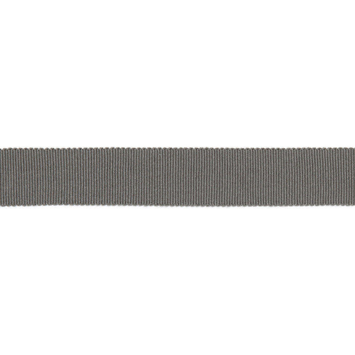 Versailles 7/8" Grosgrain Ribbon Tape Graphite by Europatex Fabric Versailles 100% Rayon 0.88 inches - Fabric Carolina -