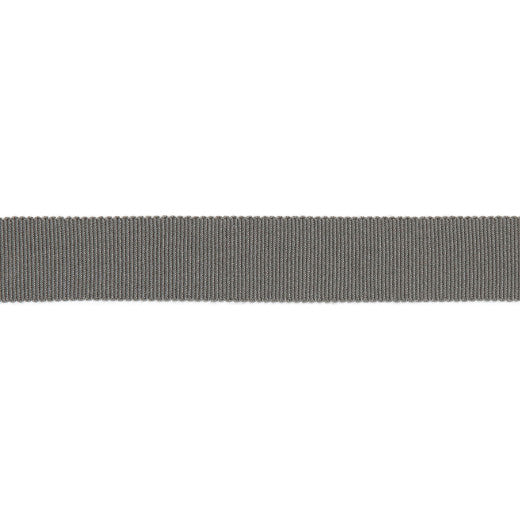 Versailles 7/8" Grosgrain Ribbon - Graphite by Europatex Fabric Versailles 100% Rayon China See Sample Horizontal: N/A and Vertical: N/A 0.88 inches  - Fabric Carolina -