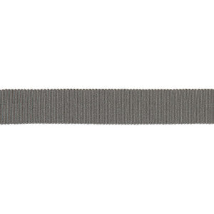 Versailles 7/8" Grosgrain Ribbon Graphite by Europatex Fabric