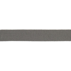 Versailles 7/8" Grosgrain Ribbon Tape Graphite by Europatex Fabric