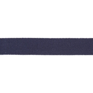 Versailles 7/8" Grosgrain Ribbon Tape Indigo by Europatex Fabric