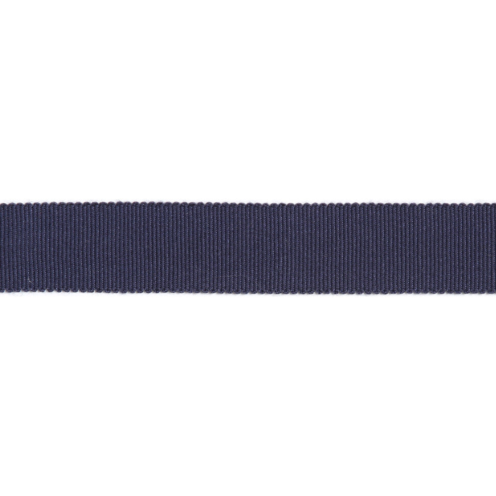Versailles 7/8" Grosgrain Ribbon Tape Indigo by Europatex Fabric Versailles 100% Rayon 0.88 inches - Fabric Carolina -