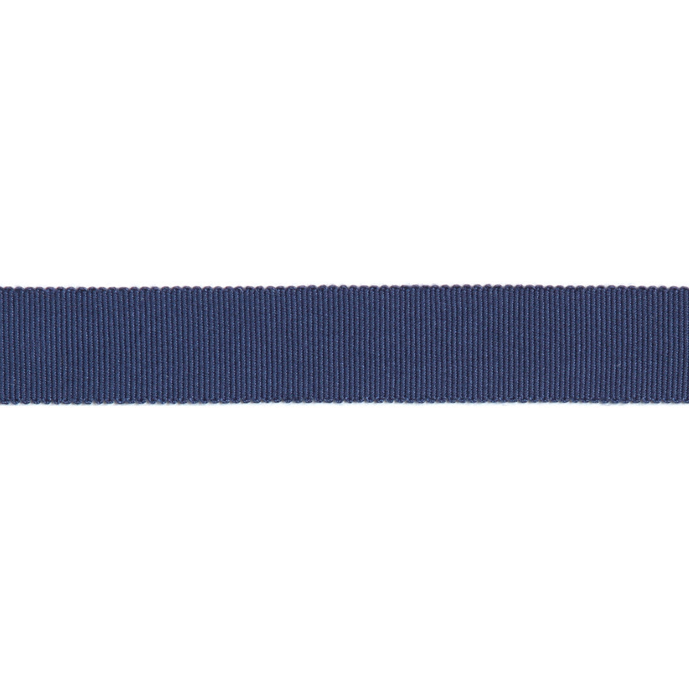 Versailles 7/8" Grosgrain Ribbon Tape Navy by Europatex Fabric Versailles 100% Rayon 0.88 inches - Fabric Carolina -